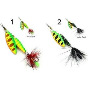 Resim Captain 6050 Bugbao Mepps 6cm 4.5gr Alabalık Kefal Döner Kaşık 