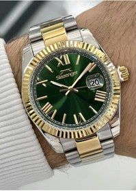 Resim Slazenger Orijinal 2 Yıl Garantili Su Geçirmez Çelik Kordon Fonksiyonlu Erkek Kol Saati 