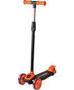 Resim Scooter Çocuk Scooter Işıklı Slikon Teker Turuncu 40 Kg Taşıma 