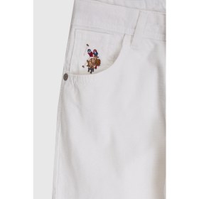 Resim U.s. Polo Assn. Erkek Çocuk Beyaz Pantolon (Kanvas-Chino) 50322467-VR013 