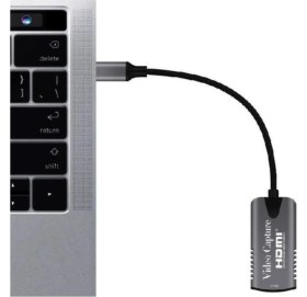 Resim UltraTekno Type C Video Capture Yakalama Kartı Uçlu HDMI To Type-C Pc Bilgisayar Video Adaptör Çevirici 