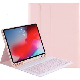 Resim YT11B iPad Pro 11 Inç (2020) & (2018) Için Bluetooth Klavye Kılıfıpembe (Yurt Dışından) 