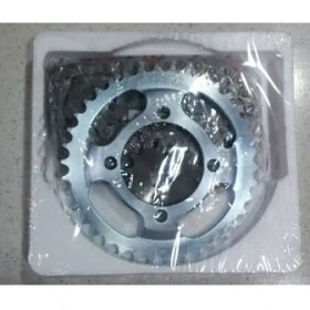 Resim Motospartan Zincir Dişli Seti Cg-Agk [ 38T-15T / 428H-102L ] Çelik Jant Için 