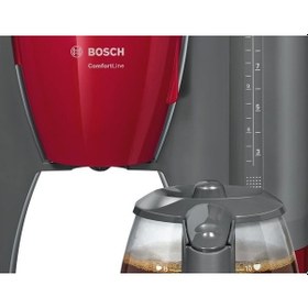 Resim Bosch TKA6A043 Cam Sürahi Damla Emniyetli Filtre Kahve Makinesi Siyah Bosch