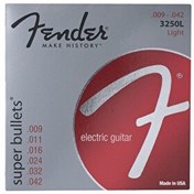 Resim Fender Super Bullet Strings Nickel Plated Steel Bullet End 3250L .009-.042 Elektro Gitar Teli 