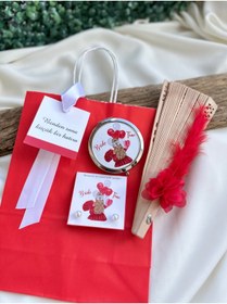 Resim DDM Kırmızı Bride Time Hediyelik Set 
