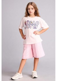 Resim Defacto Hello Kitty Relax Fıt Bisiklet Yaka Kısa Kollu Tişört Kız Çocuk H3476a826hspn671 Pembe-pn671 