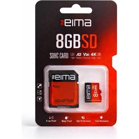 Resim Eima 8gb Sd Kart Sdhc, Adaptörlü, Güvenilir Depolama 
