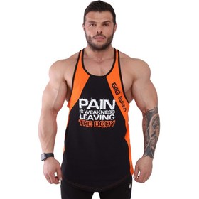 Resim Big Sam Spor Atlet Fileli Fitness Tank Top Big Sam 2290 