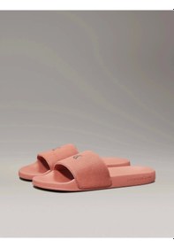 Resim Calvin Klein Kadın Turuncu Slide Monogram Terlik Çok Renkli 