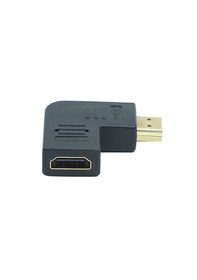 Resim Hdmı Erkek Hdmı Dişi 90 Derece Yüksek Çözünürlüklü Adaptör 