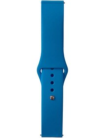 Resim Galaxy Watch Uyumlu Active 2 44mm Band Serisi 20mm Klasik Kordon Silikon Strap Kayış-mavi 