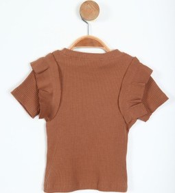 Resim Xo Kids Kız Çocuk Kazak 1-5 Yaş 35772 Kahverengi 