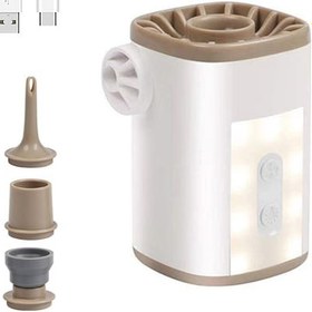 Resim Yuntech01 Kamp Ve hızlı Şişirici/boşaltıcı, 3600mah Pil, 4 Modlu Led Işık, 650l/dak Hız, 2500-4800pa Basınç 