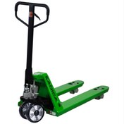 Resim Sanica 2500kg Kapasiteli 800mm Kauçuk Tekerlekli Manuel Transpalet 