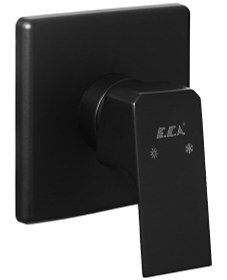 Resim ECA Tiera Ankastre Duş Bataryası Sıva Üstü Mat Siyah 102167105C1-K 
