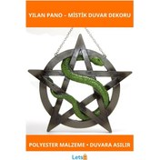 Resim Mistik Duvara Asmalı Polyester Yılan Pano 1 Adet 