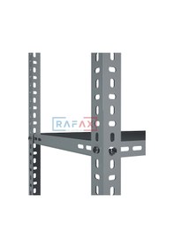 Resim Rafax , 30x90xH:250 4 Raflı Çelik Raf, Depo Rafı, Arşiv Rafı Gri 