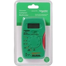 Resim Electric Thorsman Dijital Cep Multimetresi, Voltmetre/ampermetre/ohm Ac Dc Test Cihazı, 300 V, Cat Iıı, IMT23112, Yeşil/gri 