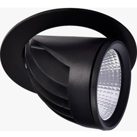 Resim Salyangoz Philips Ledli 30w Tavan Spot Siyah Ilık Beyaz 