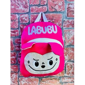 Resim Doğan Hediyelik Peluş Çocuk Sırt Çantası - Labubu Hello Kitty Kuromi Stitch Mickey Mouse Bugs Bunny Çanta 