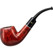 Resim Şahin Üç Yıldız 284 9mm. Filtreli Ebonit Saplı Pipo 