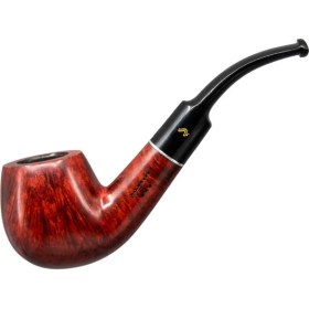 Resim Şahin Üç Yıldız 284 9mm. Filtreli Ebonit Saplı Pipo 
