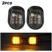 Resim Evrensel 9 Led Motosiklet Gömme Montaj Dönüş Sinyal Işığı Flaşör Dönüş Işığı 2pcs Germany 1 ADET 