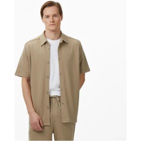 Resim Nautica Erkek Bej Regular Fit Kısa Kollu Gömlek W55521T.1FS 