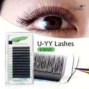 Resim Telex Professional U Şekilli YY Kirpik Uzatma - Salon & Ev Kullanımı, C/D Kıvrım (Kavisli/Düşük 'D' Kıvrım), Ultra İnce 0.07mm Doğal Hacim için, Uzun Süreli Kullanım - Günlük ve Özel Etkinlikler İçin Başlangıç Dostu Takma Kirpikler, Doğal Dolgun Görünüm, Kolay Uygulamalı Kirpik Uzantıları, El Yapımı Kirpik Fanlar, Hazır Kirpik Fanlar, Makyaj Tutkunları 