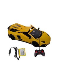 Resim Lamborghini Aventador Uzak. Kumandalı Araba, Sarı, Kırmızı, Turuncu Şarjlı, Er-lm20 Turuncu 
