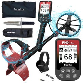 Resim Nokta Fındx Pro Yetişkinler Için Metal Dedektörü, Altın Için Profesyonel Tamamen Su Geçirmez Metal D 