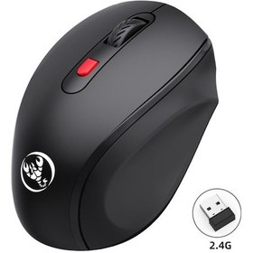 Resim Ebitda 2.4g Kablosuz Mouse Hxsj T67 - 6 Tuşlu, 1000-1600 Dpı, Windows & Mac Uygun T67 