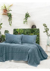 Resim River Naval Çift Kişilik Pike Seti A. Kahverengi - Gri - Pembe 