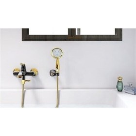 Resim Creavit Eg2500-s Elegant Banyo Armatürü - Siyah&altın 