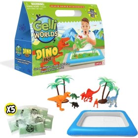 Resim Hype Store Zimpli Kids’ten Gelli Worlds Dino Pack, 5 Kullanımlık Gelli Tozu, 8 Adet Figür Oyuncak, Şişirilebilir Oyun Havuzu, Erkek ve Kız Çocukları Için Eğitim Bilimleri Kiti 