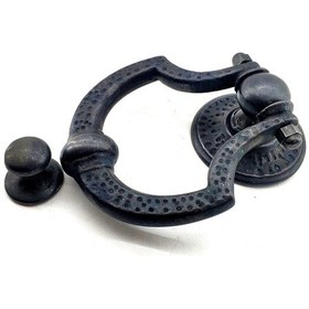 Resim Büro Ev Dekoru İçin 15x10cm Retro Pirinç Dövme Kapı Tokmağı 