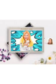 Resim Bk Gift Kişiye Özel Kadın Mimar Karikatürlü 1000 Parça Profesyonel Puzzle-1 