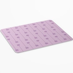 Resim Genel Markalar Dikey Çizgiler Ve Noktalar Kare Baskılı Mouse Pad-1300 