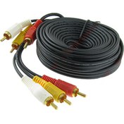Resim 3 Rca Kablo 3 Rca To 3 Rca Görüntü Ses Kablosu 5M 