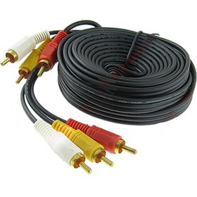 Resim 3 Rca Kablo 3 Rca To 3 Rca Görüntü Ses Kablosu 5M 