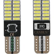 Resim Tekstore T10 24 LED Park Ampülü, Tavan, Plaka Ampülü (2 Adet) Canbus'lı 