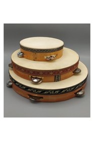 Resim Genel Markalar Sadrazam Kına Tefi Deri Tef 27 cm Orta Boy 