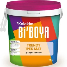 Resim Bi'Boya İpek Mat Trendy 15 Lt Beyaz 