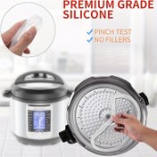 Resim 1 adet Premium Sınıf Silikon Basınçlı Tencere Mühür Halkası - Esnek Gasket Değişimi, Sıkıştırma Testi ve Dolgu Yok, Çoğu Model için Evrensel Uygunluk, Gıda Güvenli Mutfak Gereksinimi, Tencere Mühür Değişimi, Modern Mutfak Eşyası, Dayanıklı Mutfak Eşyası 