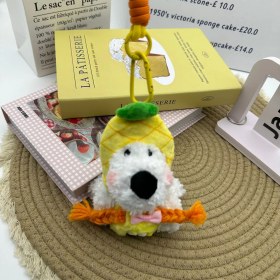 Resim OIMG Yeni 1 Adet Karikatür Çanta Çekicilik Anahtarlık Sevimli Iyi Şanslar Hediye Peluş Oyuncaklar Bebekler (Yurt Dışından) 