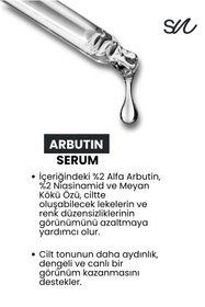 Resim Synora Cilt Tonu Eşitleyici, Aydınlatıcı ve Leke Karşıtı Arbutin Serum 