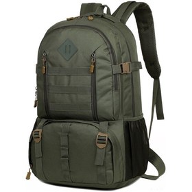 Resim Yaozixa Askeri Yeşil Outdoor Sırt Çantası - Geniş Kapasite, Bölümlü Depolama, Faturalı Çekim 35x50x20cm Çok Renkli 