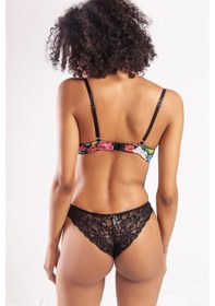 Resim Garden Heavy Push Up Bra, Siyah Konforlu Ve Şık Sütyen Çok Renkli 