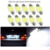 Resim Jms Festoon 36 MM C5w Cob Led İç Smd Ampul Işık Kaynağı 10 Adet Beyaz 